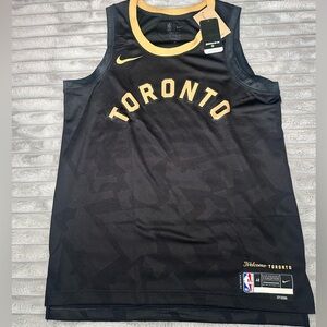 Nike Toronto Basketball Jersey - Black and Gold